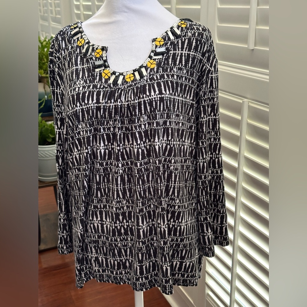 Ruby Rd. 3/4 sleeve blouse - Picture 2 of 7